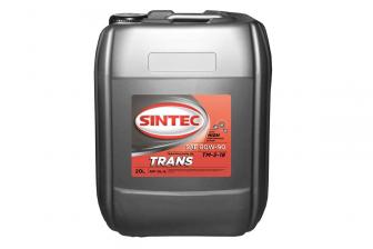 SINTEC SAE 80W-90 20L API GL-5