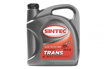 SINTEC SAE 80W-90 4L API GL-5