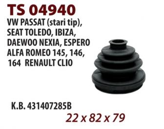 manžetna hkz vw pasat s.t