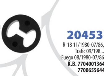 ZAKAČKA AUSPUHA RENO 18,11,TRAFIC
