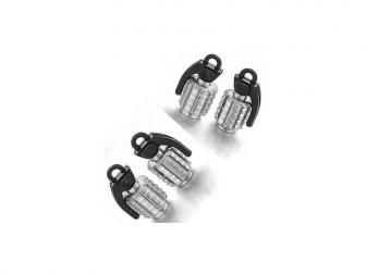 Kapice ventila bombice sive 22068