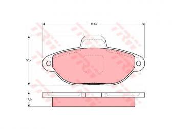 Disk pločice fiat PL0.1115 GDB1299