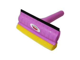 Brisač sa sunđerom roze f054