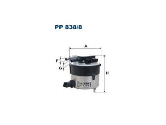 FILTER GORIVA PP838/8