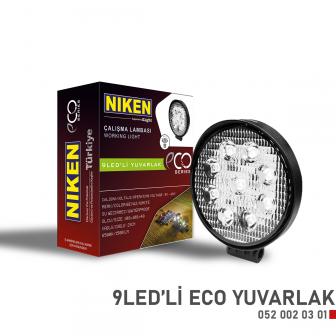 LED FAR RADNI 9 LED ECO OKRUGLI