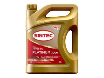 Sintec Platinum 7000 SAE 5w40 ACEA A3/B4 4L