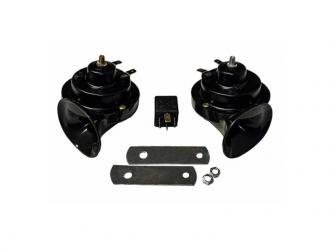 SIRENA DUPLA CRNA 12V AB32592